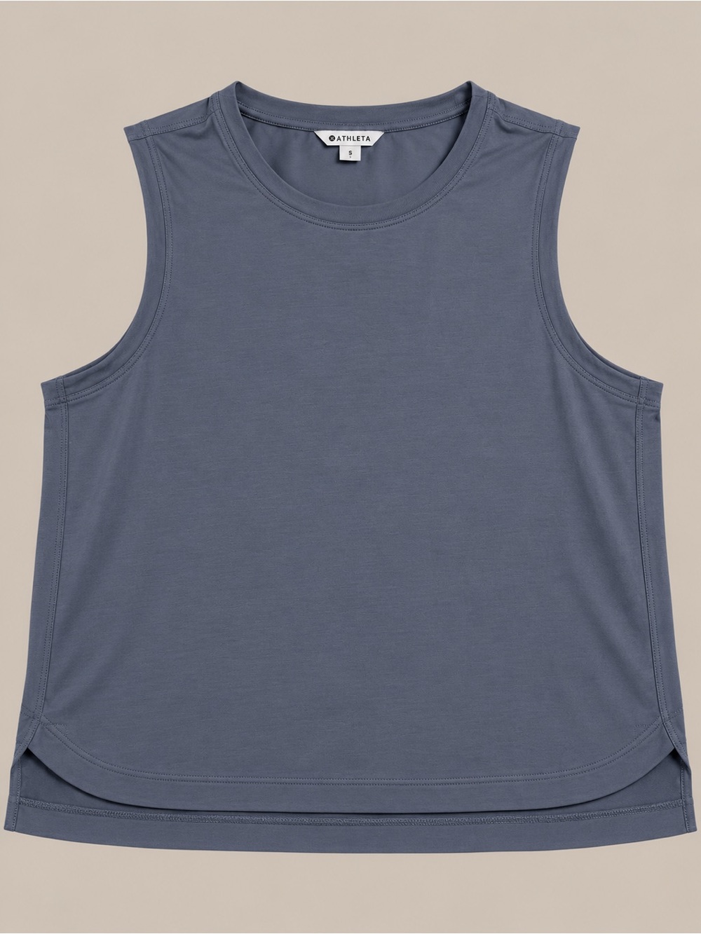 Athleta Slate Blue Relaxed Muscle Tank